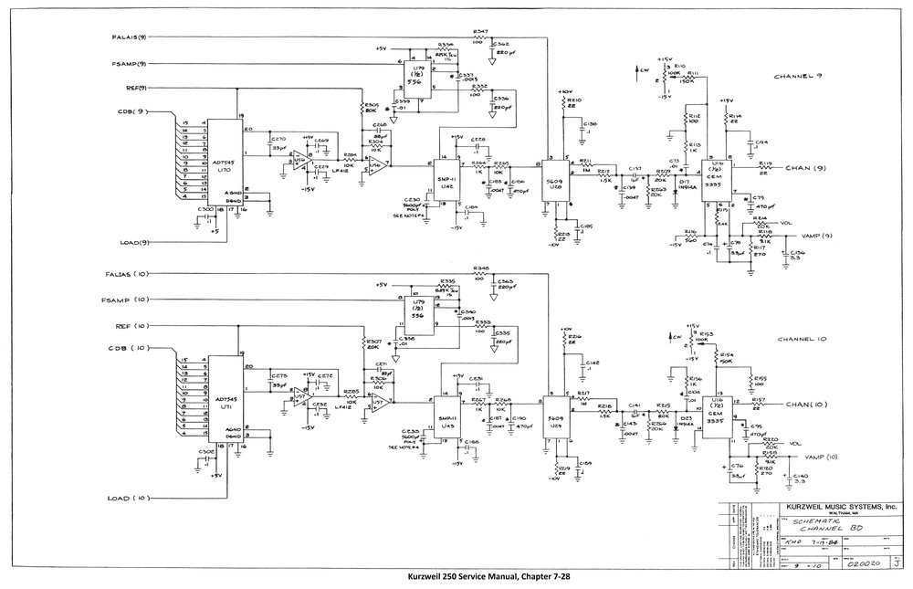 Schematic Channel Board, 10 sheets - Sheet 9